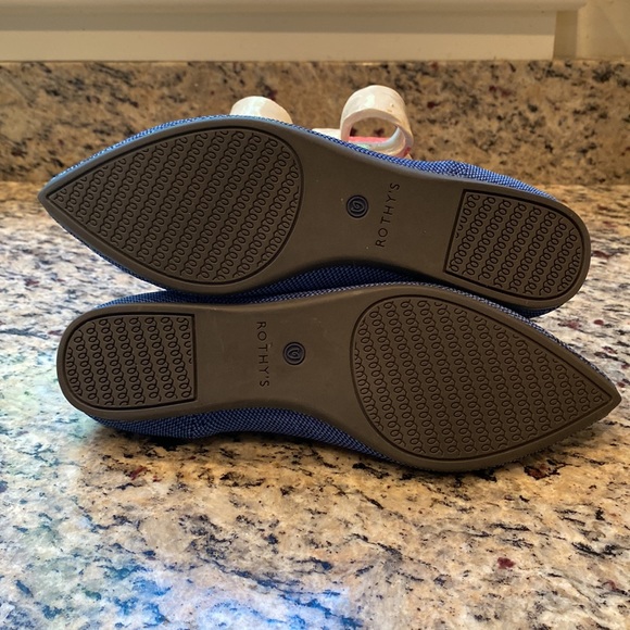 Rothy’s The Point Blue Python - Picture 5 of 6